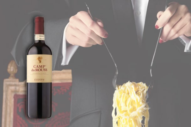 Barbera d'Asti Camp du Rous: Wein-Tipp zu Nudeln Alfredo