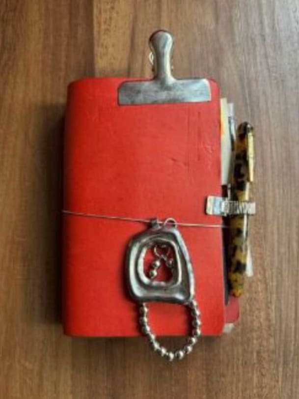 Buchumschlag aus Leder von Louise Carmen