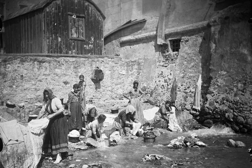 Wäscherinnen um 1905 von Anny Wild-Siber