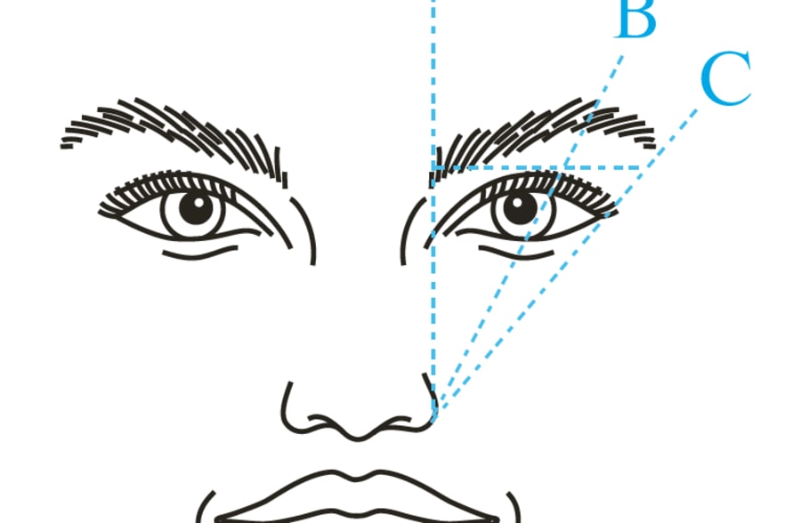 Augenbrauen-Illustration