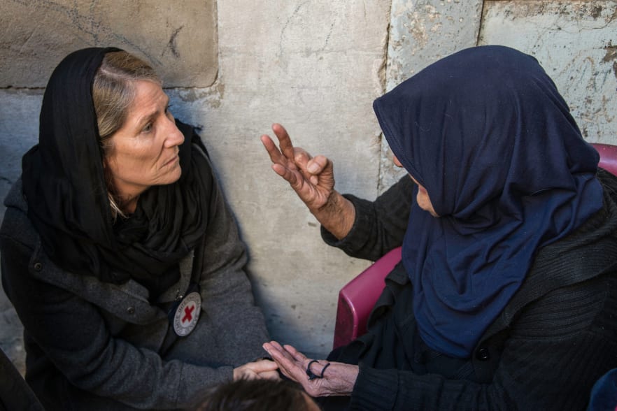 Katharina Ritz im Irak