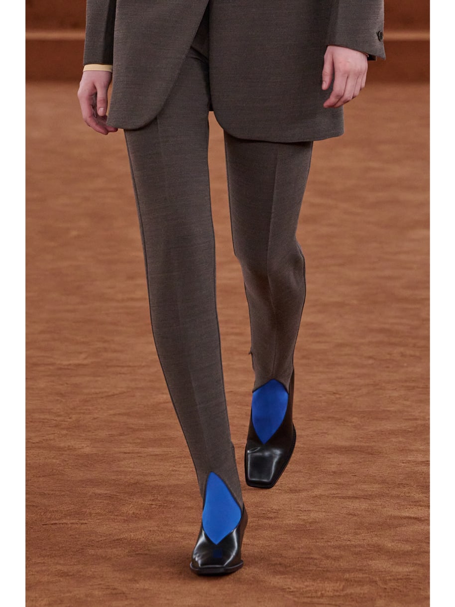 Fashionweek-Runway- Jil Sander-Sock-pop-of-color