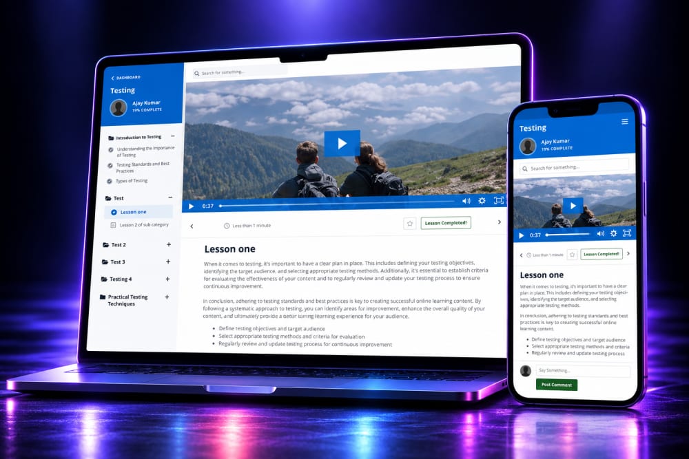 Momentum Navigator: Collapsible Course Navigator preview