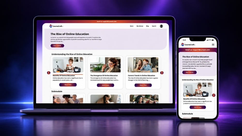 Course Craft - Product Theme preview
