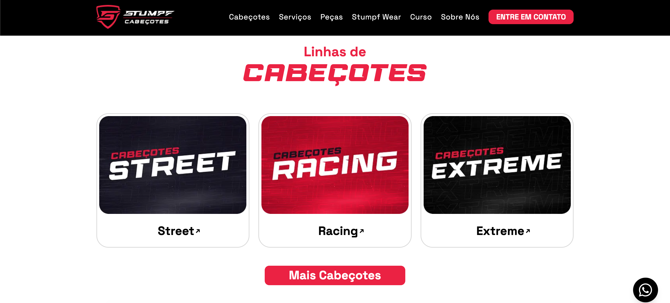 Landing page desktop