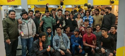 Yoga session in the studio at Total Fitness World