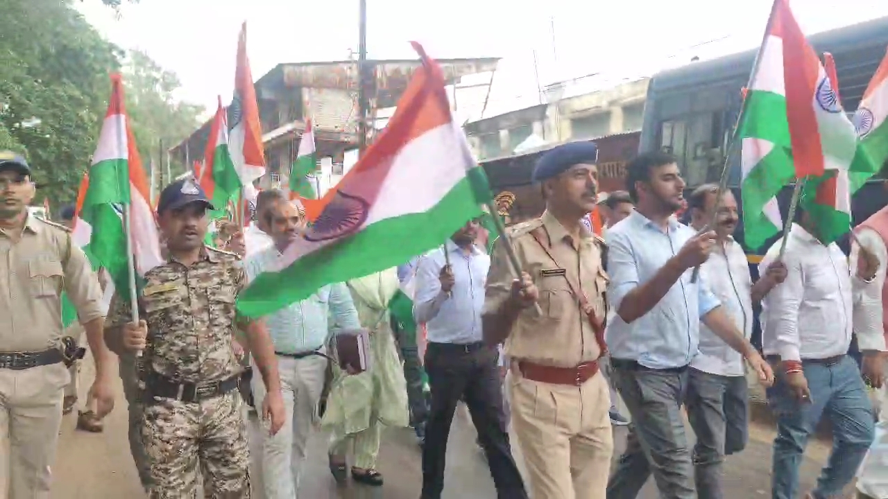 तिरंगामय हुआ विराट नगर शहडोल