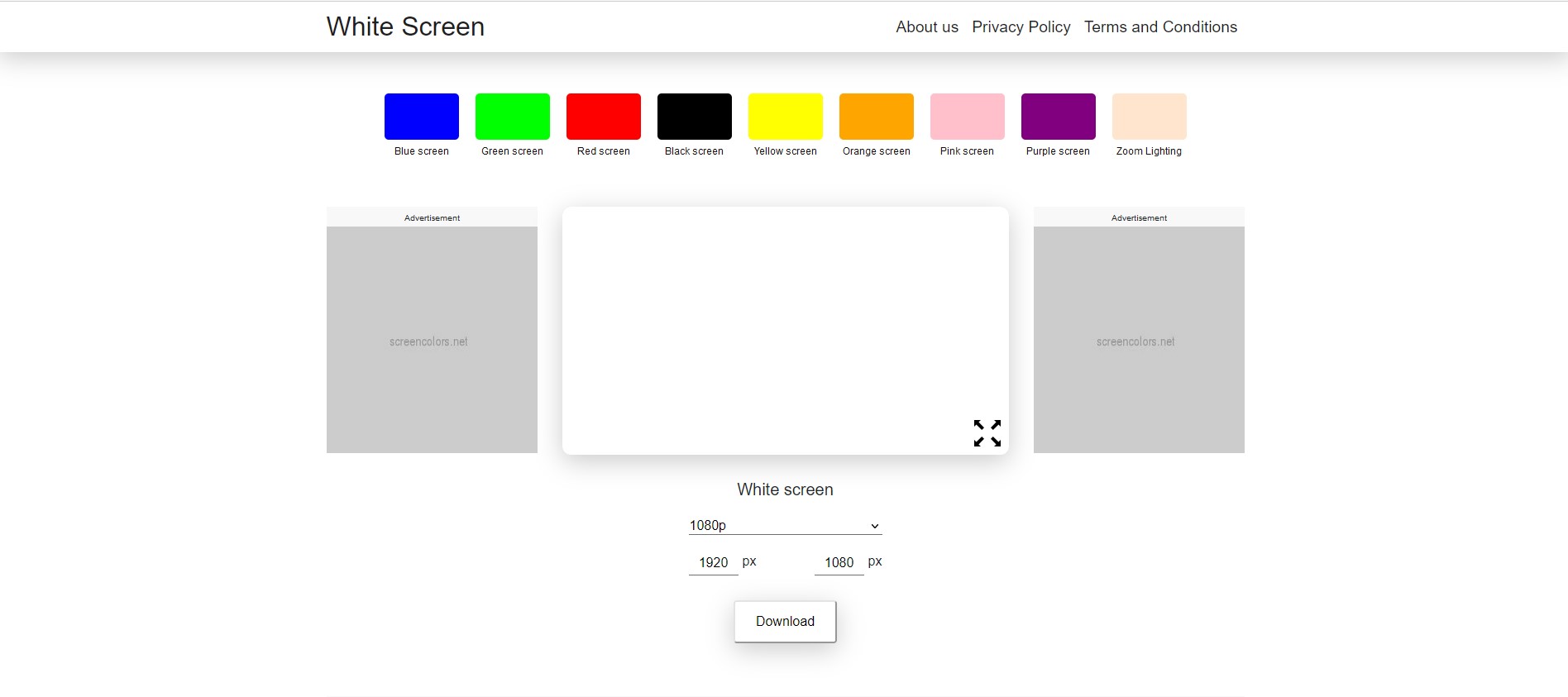White Screen