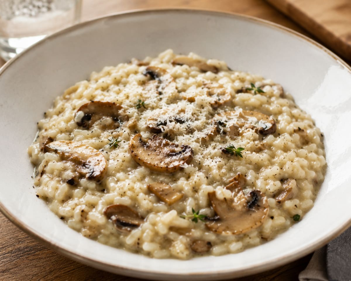 Risotto aux champignons