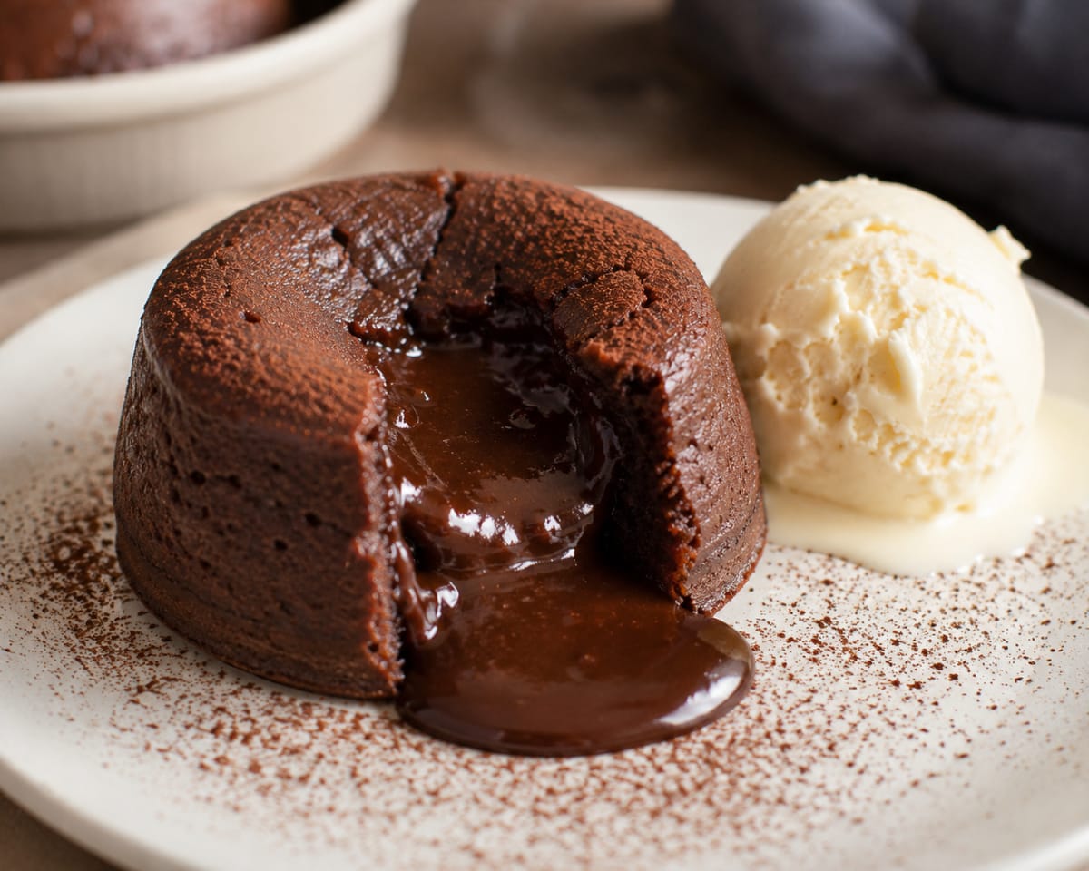 Fondant au chocolat coulant