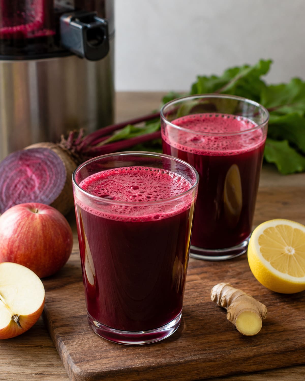 Jus pomme, betterave et citron
