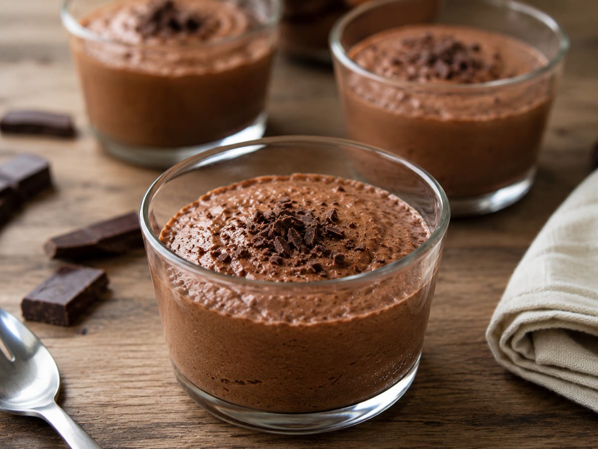 Mousse au chocolat noir