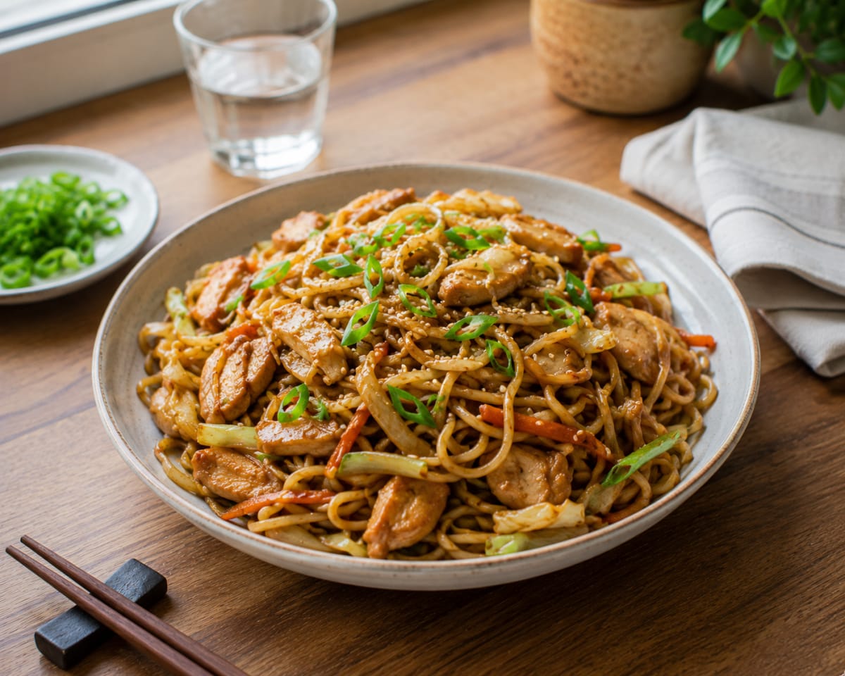 Yakisoba au poulet