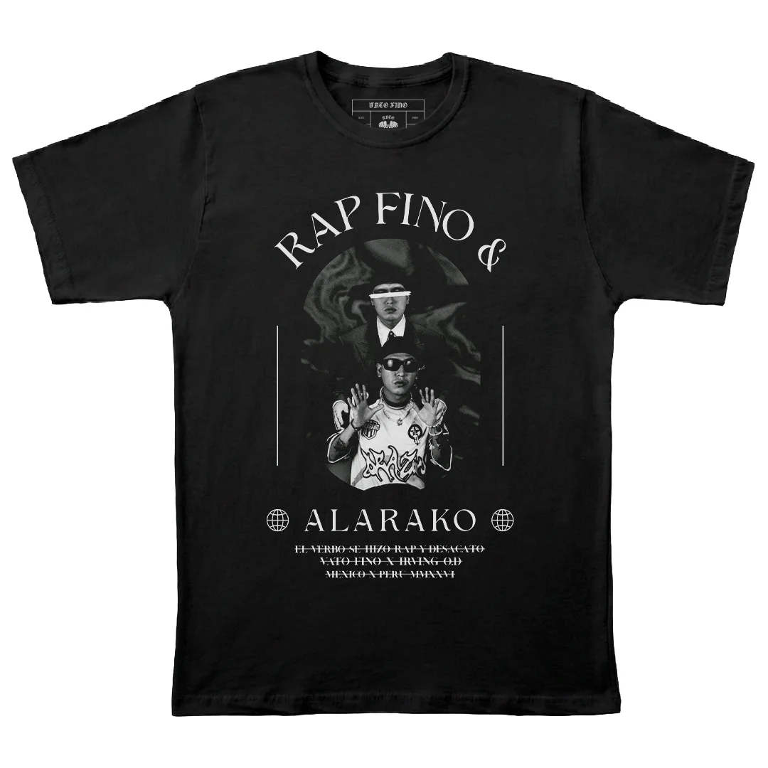 Camiseta insignia de la colaboración Vato Fino x Irving O. D