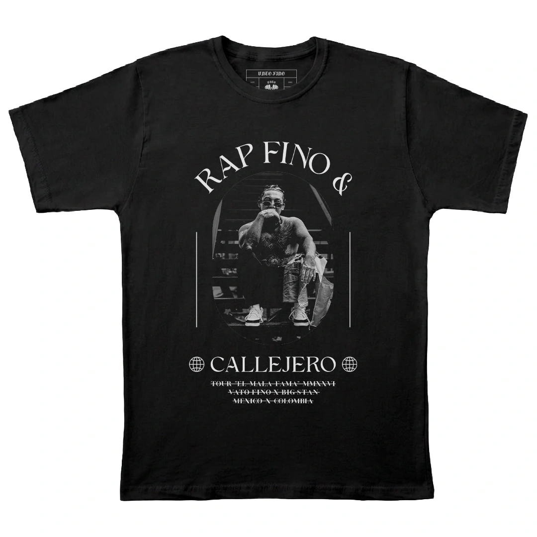 Camiseta insignia de la colaboración Vato Fino x Big Stan