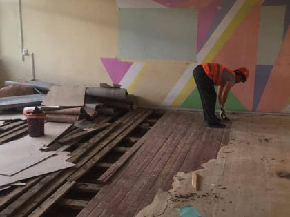 Демонтажные работы в лицее в Домодедово