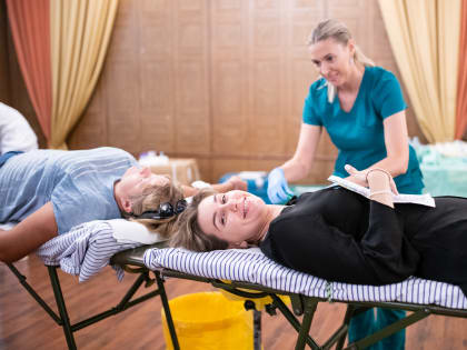 Донорская акция в Люберцах: более 93 литров крови для защитников страны