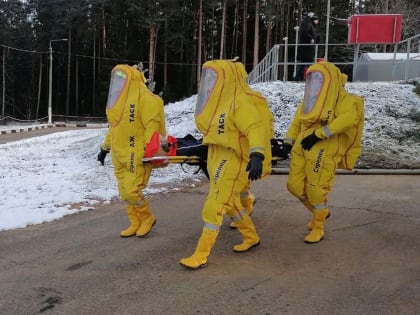 Спасатели провели учения в Подмосковье