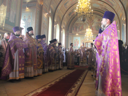 Митрополит Крутицкий и Коломенский Павел возглавил богослужение в Егорьевске