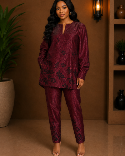 Burgundy 2- piece set