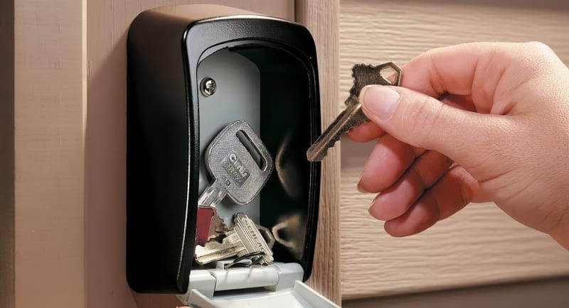 Boîte à clés Airbnb sécurisée mécanique à code