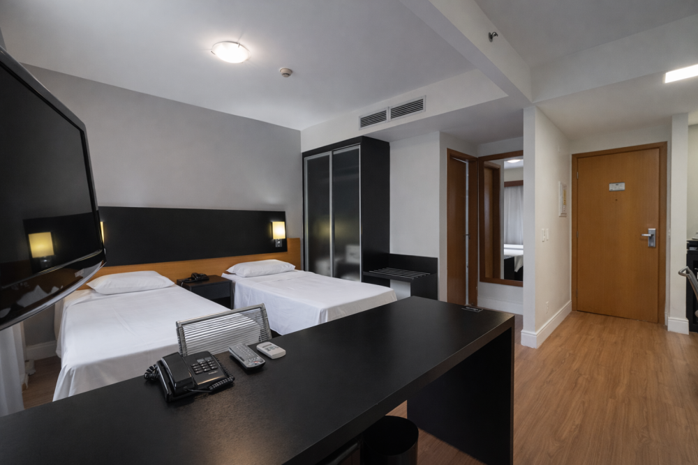 Foto do imóvel Espaçoso Flat a 5 min Av Paulista e Metrô Paraiso - Vila Mariana | Apto 802