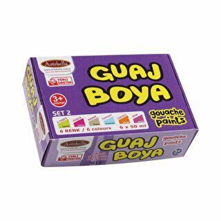 Artebella Guaj Boya 6`lı Set-2 50 Cc