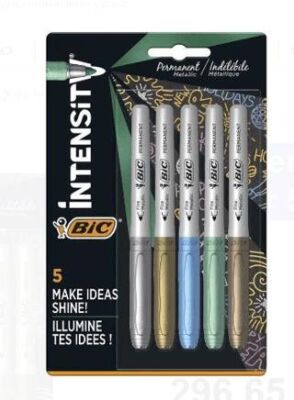 Bic Intensıty Permanent Markör 5Li Blister Metalik Renk