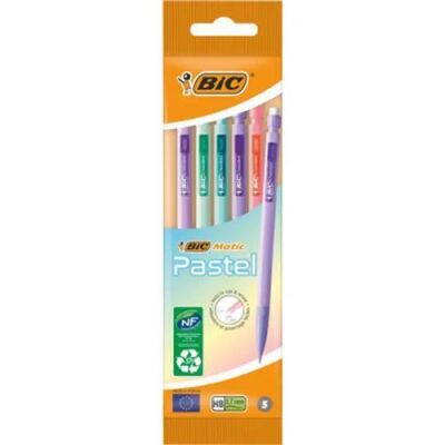 Bic Matic Pastel 0.7 Versatil Kalem 5 Li Poşet