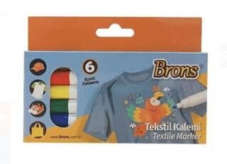Brons Tekstil Marker 6 Lı Set