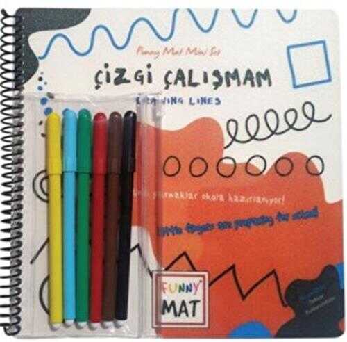 Çizgi Çalışmam - Funny Mat Mini Set