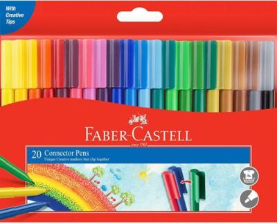 Faber-Castell Eğlenceli Keçeli Kalem 20Li