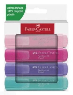 Faber-Castell Fosforlu Kalem 46 Pastel 4Lü