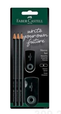 Faber-Castell Kurşun Kalem Ofis Seti Siyah 2024