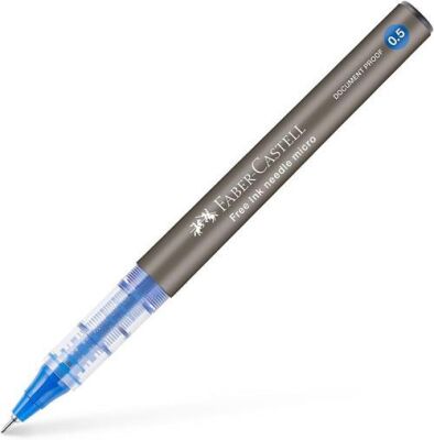 Faber-Castell Roller Free Ink Needle 0.5 Mm Mavi