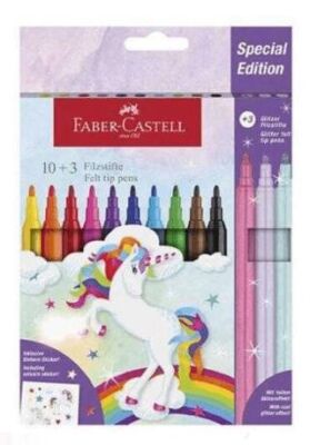 Faber-Castell Unicorn Felt-Tip Keçeli Kalem 10+3