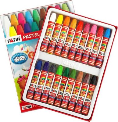 Fatih Pastel Boya 18 Renk King Size Kutulu