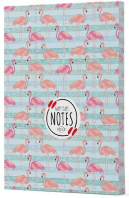 Flamingo 1 - Yan Baskılı Çizgili Defter