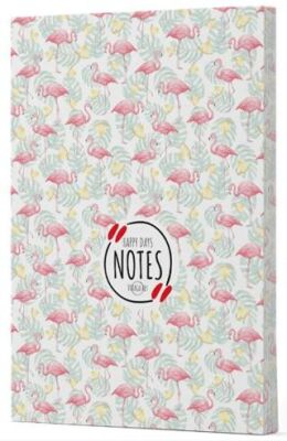 Flamingo 3 - Yan Boyamalı Çizgili Defter
