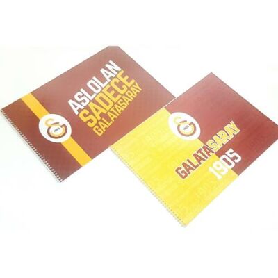 Galatasaray Resim Defteri 24x34 15 Yaprak Spiralli Karton Kapak