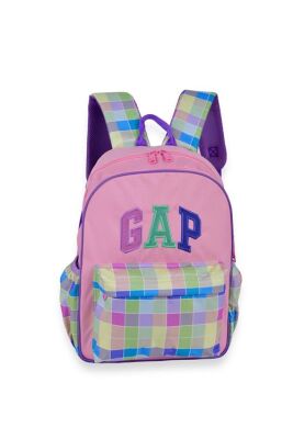 Gap Kids Çift Bölme Sırt Çantası 12800 Pembe