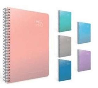 Gıpta 5519 Thebook Spırals Spiralli Sert Kapak Defter 17X24 140 Yp Kareli