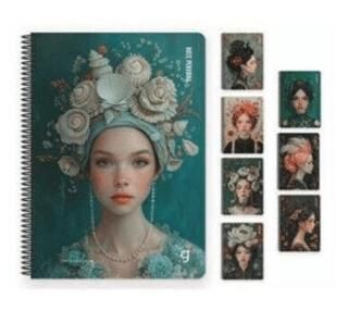 Gıpta 7339 Note Persona Spiralli Sert Kapak Defter 17X24 100 Yp Çizgili