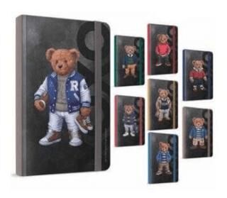 Gıpta 7467 Xoxo İplik Dikişli Sert Kapak Defter 8X12 80 Yaprak Çizgisiz