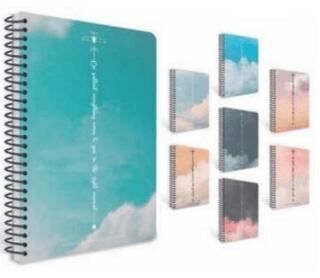 Gıpta 7556 Moment Spiralli Ofset Pp Kapak Defter A4 80 Kareli