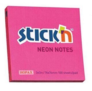 Neon Pembe 100 Yaprak 76x76 Yapışkanlı Not Kağıdı 21165 Gıpta