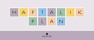 Haftalık Planlayıcı Yatay 2 - Spiralli