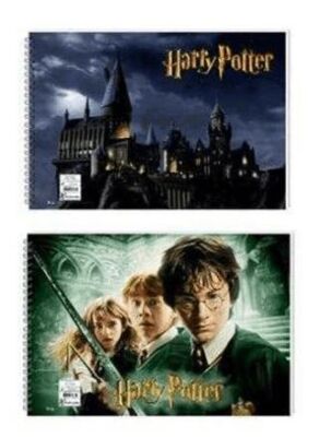 Harry Potter 17x25 15 Yaprak Spiralli Resim Defteri