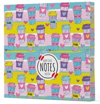 Kahve 10 - Çizgisiz Yan Boyamalı Defter