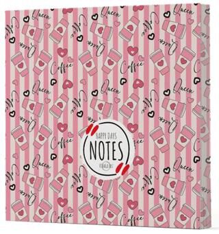 Kahve 8 - Çizgisiz Yan Boyamalı Defter